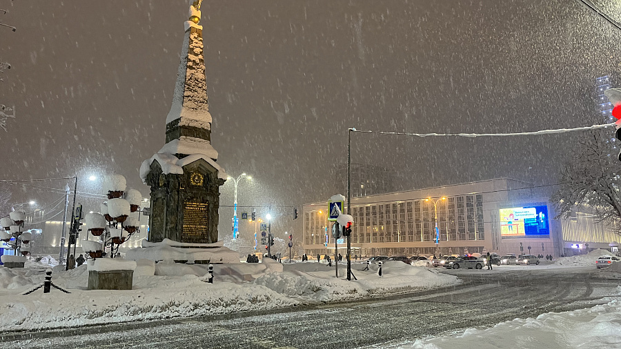 В Краснодаре из-за непогоды ввели режим повышенной готовности на все новогодние выходные