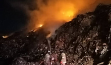 Свалка в Новороссийске девятые сутки дымит и травит местных жителей