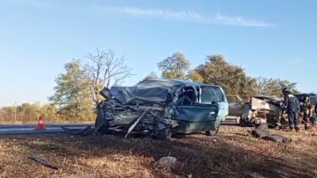 В Павловском районе двое человек погибли в лобовом ДТП 