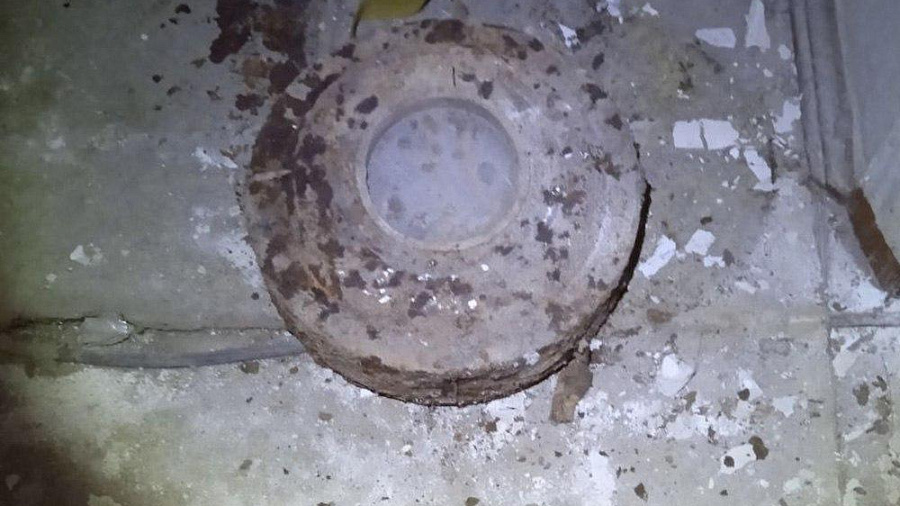 Стали известны подробности о старинном снаряде, найденном в Краснодаре на улице Красной