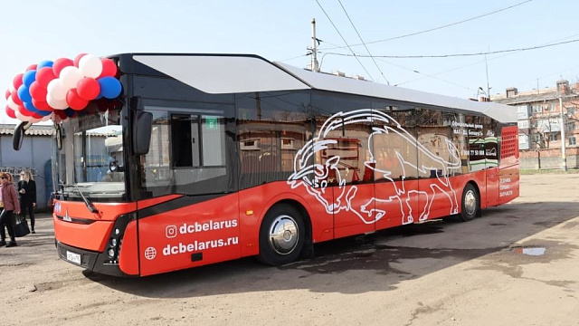 В Краснодаре на маршрут 2Е выпустили автобус нового поколения
