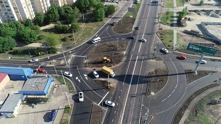 В Краснодаре изменят организацию движения на двух загруженных перекрестках с 13 мая