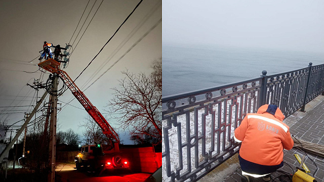 Введен режим повышенной готовности. В Анапе из-за непогоды без света остались более 2 тысяч человек