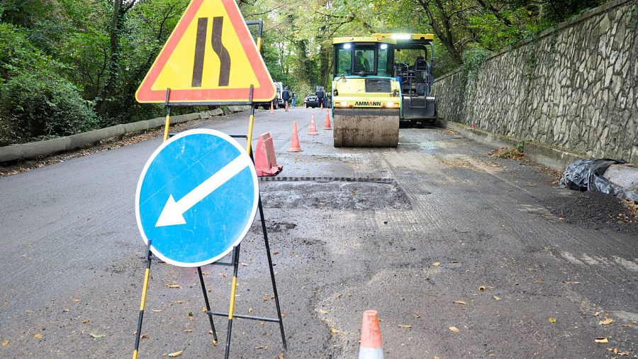 В Сочи стартовал ремонт Новороссийского шоссе длиной более пяти километров
